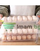 Прозрачна стойка за 21 броя яйца